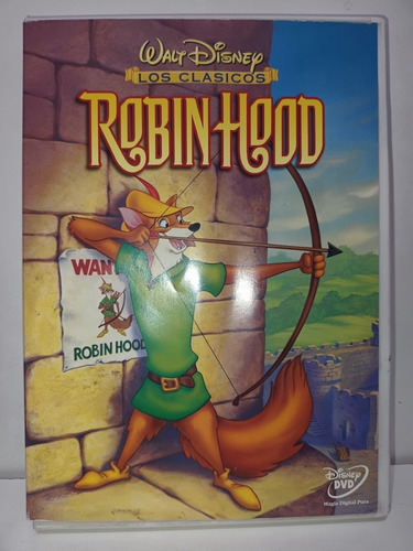 Robin Hood Dvd Los Clásicos Disney Excelente