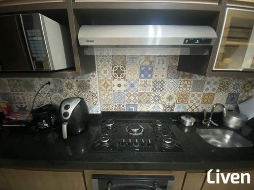 Imagem 4 de 15 de Cobertura Duplex De 104m² Com 2 Dormitórios E Área Gourmet Com Churrasqueira No Bosque Dos Eucaliptos - 9097