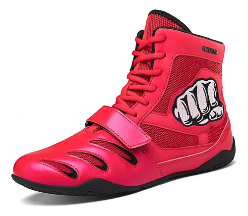 L Zapatos De Boxeo Profesionales Y Botas De Lucha Libre