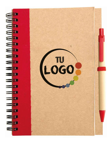 Cuaderno Ecológico Croquis Con Bolígrafo Personalizado