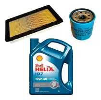 Comprar Kit Filtros + Aceite Shell Hx7 10w40 4l Nissan Tiida 1.8 16v