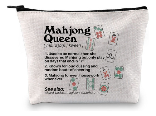 Gjtim Mahjong Regalo Temático Mahjong Queen Definición Bol