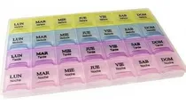 Comprar Pastillero Semanal Mensual Organizador Pastillas
