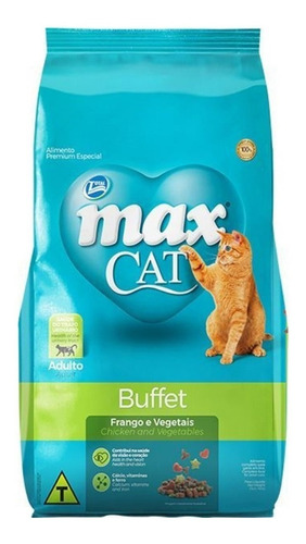 Comida Gato Adulto Max Cat Buffet 8 Kg + Envío Gratis
