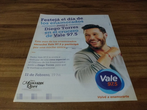 (pg737) Diego Torres * Publicidad Fm Vale