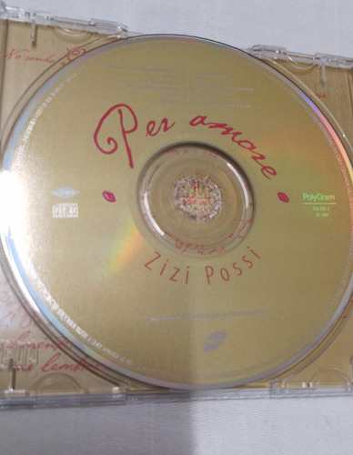Cd Zizi Possi - Per Amore ( 25490 ) (Usado)