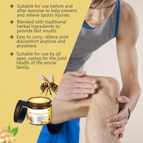3 Creme Para Juntas Com Açafrão E Geleia Real