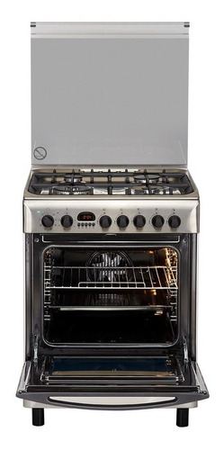 Imagen 2 de 6 de Cocina Inox Mixta Ariston 60 Cm F080996