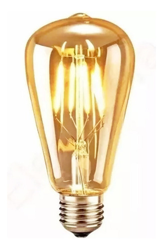 Lampada Retro Vintage St64 Bulb Filamento Carbono Thomas Edson Guerra Dos Games