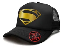Comprar Gorra Trucker Personalizada Logo Superman Plateado