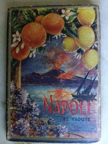 Album Napoli 32 Vedute,con Bellas Vistas De Napoles,antiguo