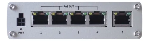 Switch Industrial teltonika no Adm 5xge Poe 30w