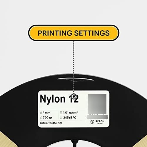 D Filamento Impresora Nylon Color Natural in Carrete