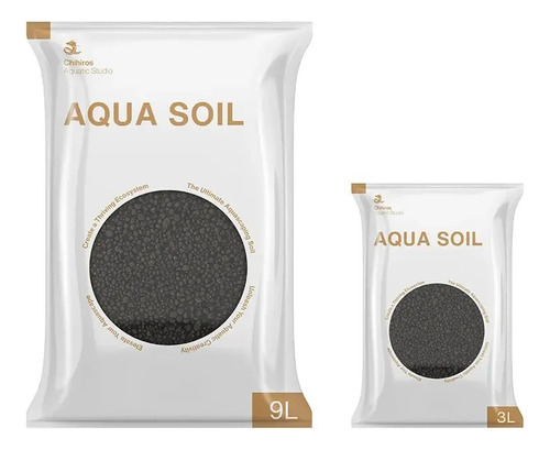 Chihiros Aqua Soil 9 L Substrato Fértil Aquário Plantado