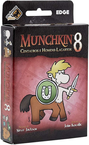 Munchkin 8 - Centauros E Homens  - Jogo De Cartas Galápagos