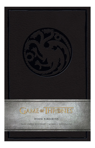 Game Of Thrones House Targaryen Libreta T. Dura Lujo Medium