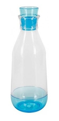 Botella Free Home Con Tapa 1 Litro Azul Botella Free Tk008