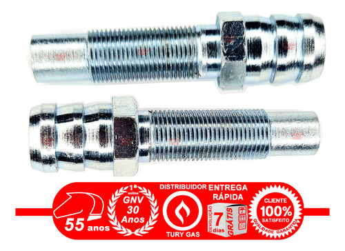 Bico 12mm Aço Injetor Para Misturador Ou Carburador No Gnv