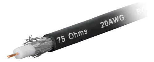 Cable Coaxial Rg 59 Rollo 500 Metros Alta Frecuencia Tv
