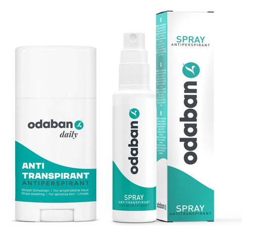 Kit Antitranspirante Odaban Spray + Odaban Deo Stick Unisex