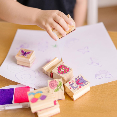 Melissa & Doug Set Sellos De Amistad Juego Arte Didáctico