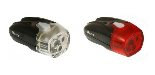 Luces Led Bicicleta Delantera Y Trasera Gemini Qlite