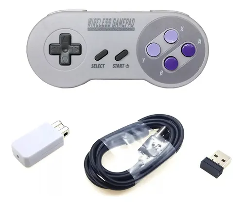 comprar Controle Joystick Snes Mini Classic Sem Fio ,pi3 ,windows Pc