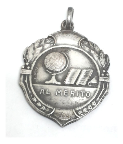 Antigua Medalla Escolar Al Merito Años 80