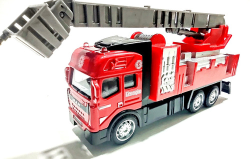 Camion Bombero Cisterna Coleccion Metal Esc 1:48 Diecast 