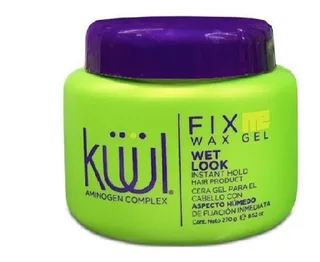 Cera Gel Para Peinar Kuul Fix Wax Gel Aspecto Húmedo 270g