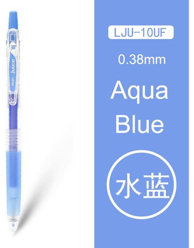 Bolígrafo Roller Pilot Juice 0.38 Lju-10uf Precisión Full Color de la tinta Azul acuático