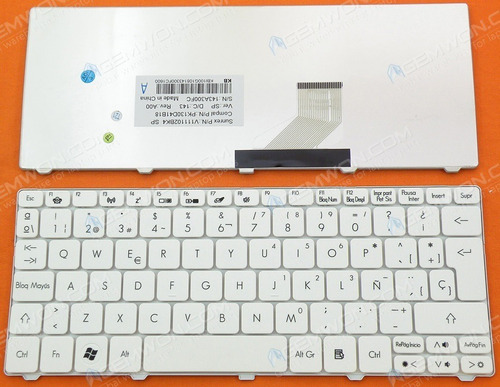 Teclado Laptop Gateway Lt21 Acer One 532h 521 D255 