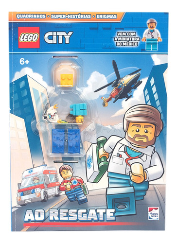 Lego City: Ao resgate, de Lego. Happy Books Editora Ltda., capa mole em português, 2019