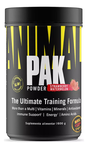 Suplemento Completo Vitaminas Animal Pak Universal Nutrition Sabor Strawberry Watermelon 600gr