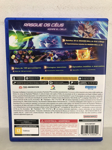 Dragon Ball Sparking Zero Nacional Ps5