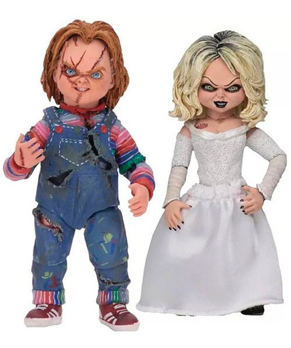 Chucky E Tiffany 2-pack Ultimate Figure Bride Of Chucky Neca