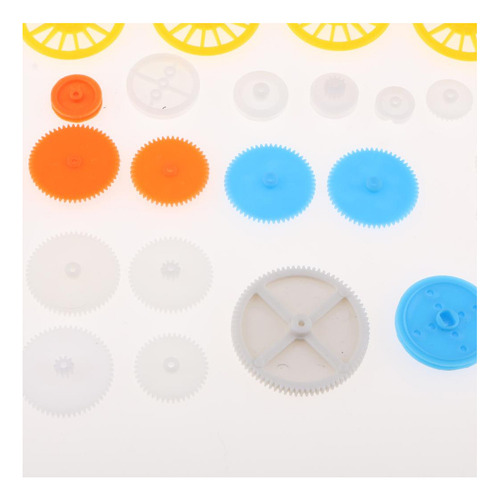 * Kits De Engranajes De Plástico Polea Eje Robot Motor