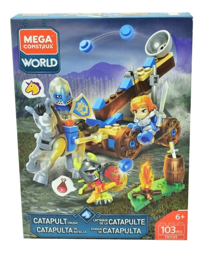 Mega Construx World Catapulta De Batalla Cantidad de piezas 103