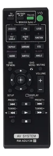 comprar Av De Controle Remoto Home Theater -adu138 Dav-tz140
