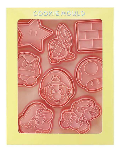 Moldes Cortadores Para Galletas Diseño Mario Bros Nuevo