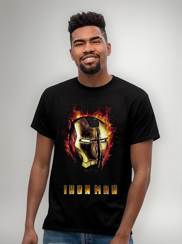 Playera Superheroes Iron Man Diseño 02 Playeras Beloma