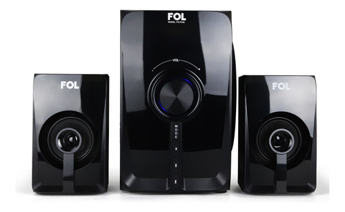 Minicomponente Fol Fs-p240: Sonido Potente Claro Bluetooth Negro 32 W