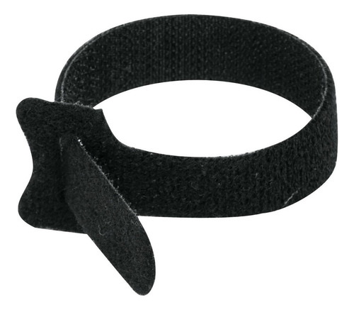 Cincho De Contacto 150x12mm Reutilizables Negro 20 Piezas