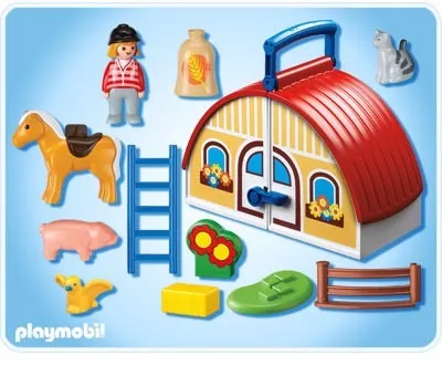 Playmobil 123 - 6778 - Granja Maletin - Mundo Manias