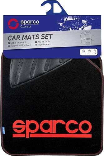 Set Alfombras Sparco Original Deluxe Carrera 4 Pzas