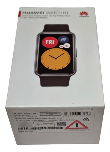 Smartwatch Huawei Watch Fit 1.64' Amoled Negro Tia-b09