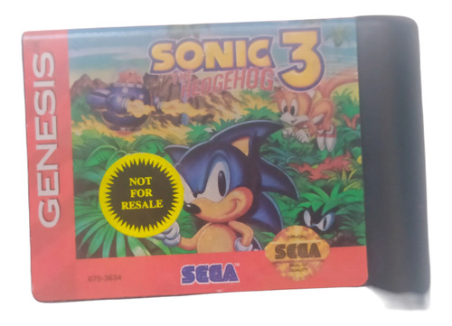 Id 32 Sonic 3 Original Sega Genesis Mega Drive Fita