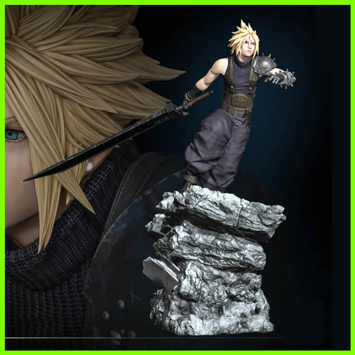 Cloud Strife - Final Fantasy - Em Resina 12k