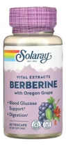 Comprar Suplemento en 60 cápsulas veganas Solaray Extracto de Berberina HCI + Uvas de Oregon extracto raíz berberia hci + uva de oregon en frasco de plástico de 100g 60 un