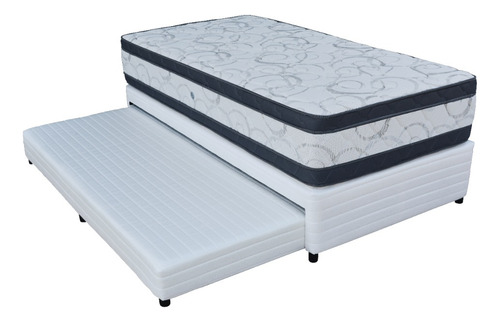 Marinera Dual Bed Jackard+ Colchón Viggo Platinum 100x200